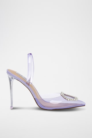 Escarpins vernis Vionnet - Mauve