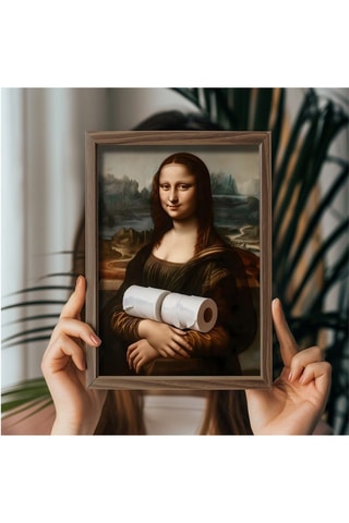Cuadro "Gioconda" Leonardo da Vinci - 35 x 47 cm