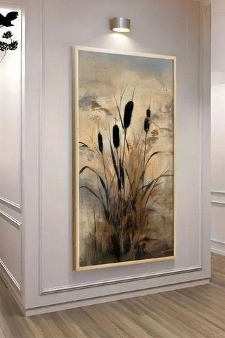 Cuadro de madera maciza - 70 x 33 cm