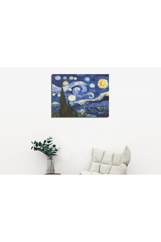 Cuadro «La noche estrellada» - Vincent Van Gogh - 30 x 40 cm - Reproducción
