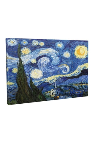 Cuadro «La noche estrellada» - Vincent Van Gogh - 30 x 40 cm - Reproducción