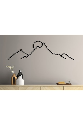 Décoration murale Ayers -  Noir - 100 x 29 cm