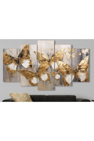 Quintíptico de madera - 100 x 60 cm