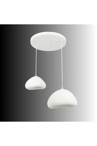 Lámpara de techo - Blanco - 2 x 40 W