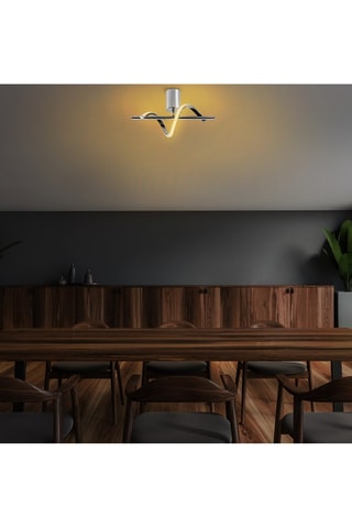 Plafón LED Likma - Plateado
