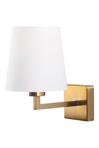 Aplique mural Profil  - Dorado y blanco - 100 W