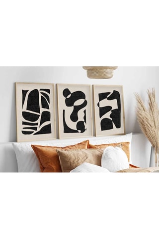 3 cuadros decorativos con marco de MDF Sabine3 - 50 x 70 cm