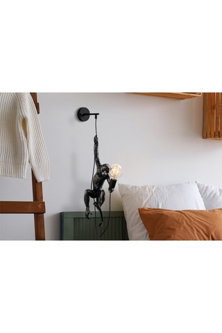 Aplique mural Singe 2 - Negro - 40 W