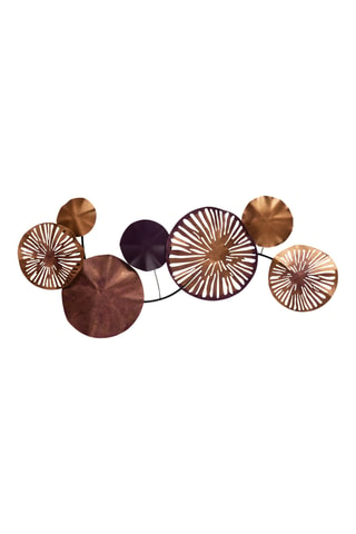 Adorno mural - 79 x 35 cm - Bronce