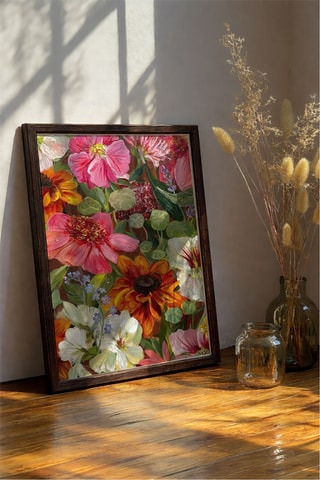 Cuadro de madera maciza - 50 x 70 cm