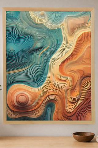 Tableau en bois - 70 x 95 cm