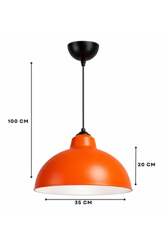 Lámpara de techo - Naranja - 40 W