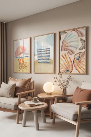 3 cuadros - 50 x 70 cm