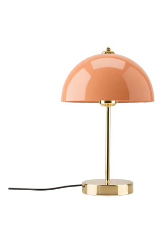 Lámpara de sobremesa - Salmón y dorado - 40 W