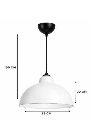 Lámpara de techo - Blanco - 40 W