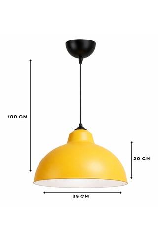 Lámpara de techo - Amarillo - 40 W
