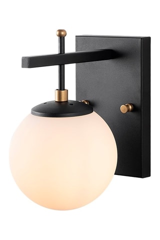 Aplique mural Zahar - Negro - 40 W