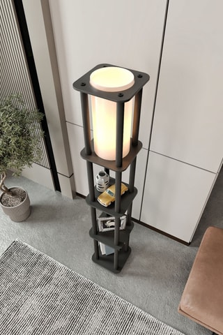 Lámpara de pie - Negro - 40 W
