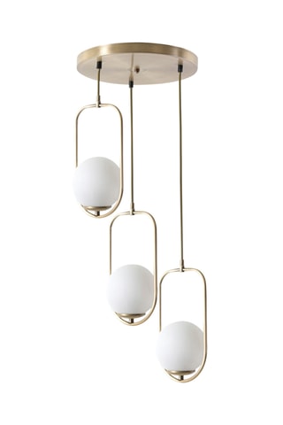 Lámpara de techo Ahu - Blanco - 3 x 60 W