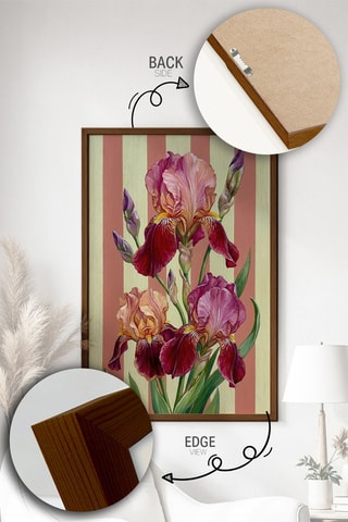 Cuadro de madera maciza - 50 x 70 cm