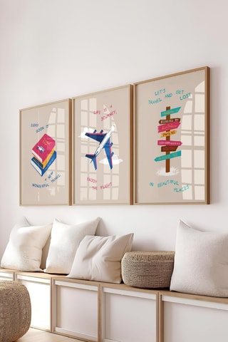 3 cuadros - 50 x 70 cm