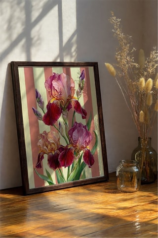 Cuadro de madera maciza - 33 x 48 cm