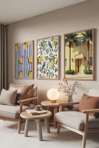 3 cuadros - 50 x 70 cm