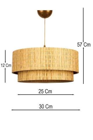 Lámpara de techo - Beige - 40 W