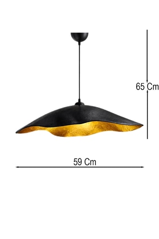 Lámpara de techo - Negro - 40 W
