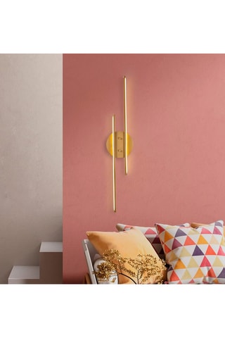 Aplique mural LED Umut - Dorado - 16 W