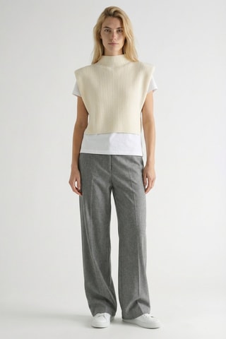Plastron in lana - Beige