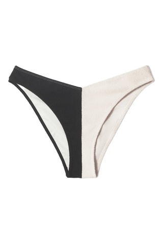 Slip bikini - Bianco e nero