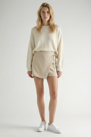 Gonna a portafoglio - Beige