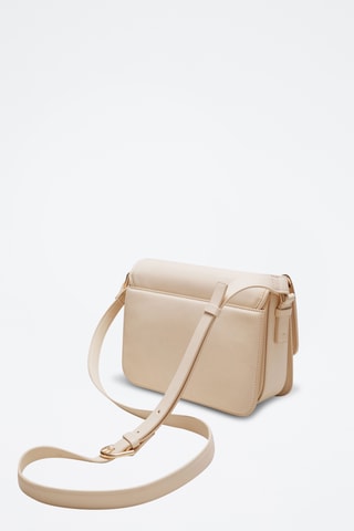 Borsa a tracolla in pelle - Beige