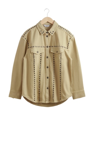 Camicia relaxed - Beige