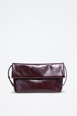 Borsa a tracolla in pelle - Bordeaux