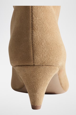 Stivaletti in pelle - Beige