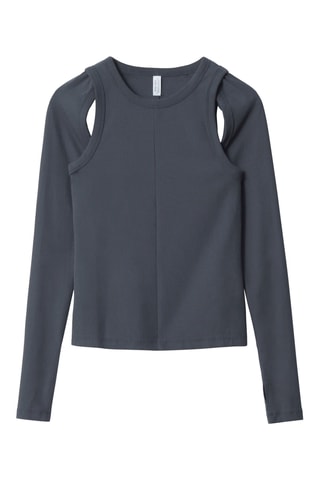 Top - Grigio scuro