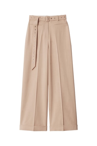 Pantaloni wide legs - Beige