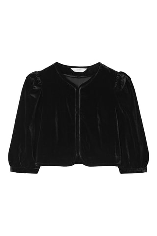 Giacca in velluto - Nero