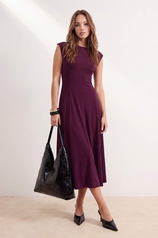 Robe midi - Violet