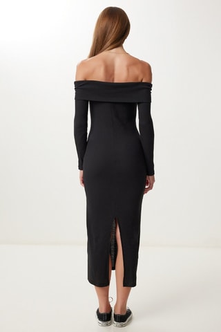Robe midi - Noir
