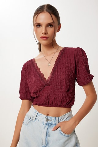 Crop top - Rouge