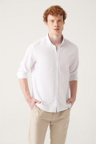 Chemise regular - Blanc