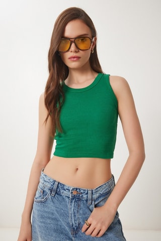 Crop top - Vert