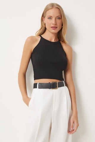 Crop top - Noir