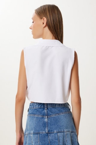 Crop top - Blanc