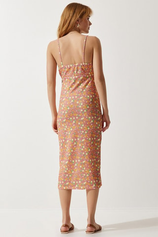 Robe - Orange et rose