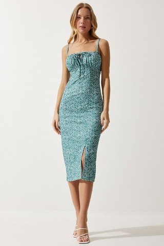 Robe fourreau - Vert