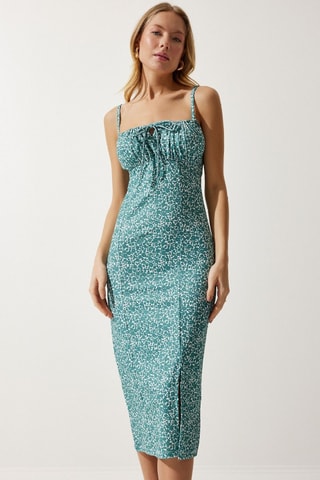 Robe fourreau - Vert